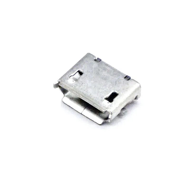 30 шт./лот 5 Pin Type B SMT Micro USB гнездовой разъем Плоский порт штепсельная вилка Sockect