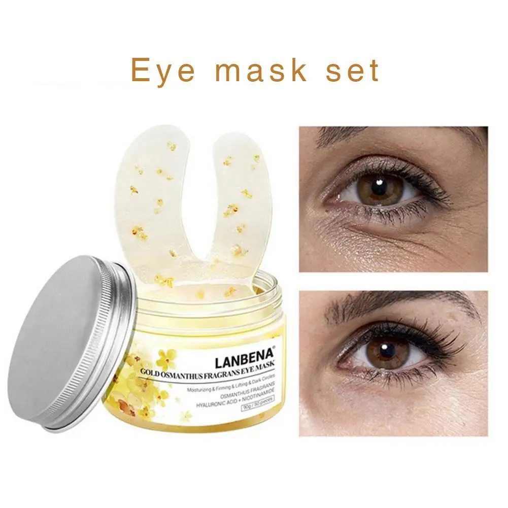 LANBENA Retinol маска для глаз пластырь уменьшает темные круги нестареющий анти