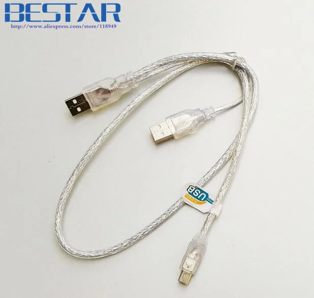 2 в 1 USB 3. 0 Type A папа с источником питания на Mini 5P 5 контактный кабель Y разветвитель
