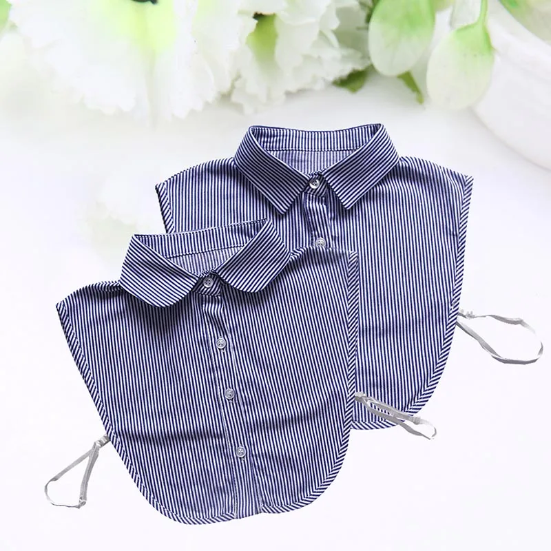 Новая мужская и женская рубашка Ложные поддельный съемный воротник с отворотом