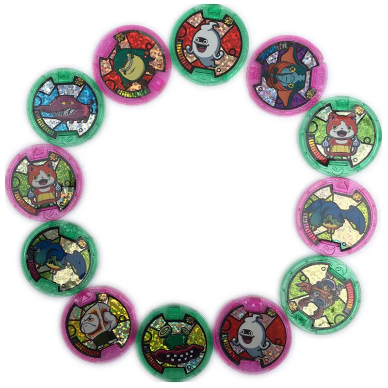 Японского аниме Yokai Watch DX Йо-Кай наручные часы медалей коллекция эмблема
