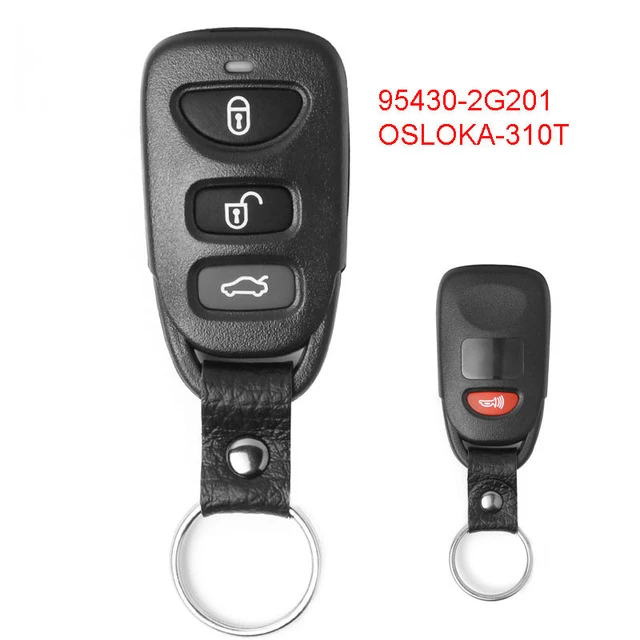 

Keyecu Remote Car Key Control Fob for KIA Optima 2007-2010 3+1 Button FCC ID: OSLOKA-310T, P/N: 95430-2G201
