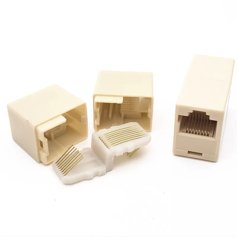 20 шт. Универсальный RJ45 Cat5 8P8C разъем соединитель муфта для расширения