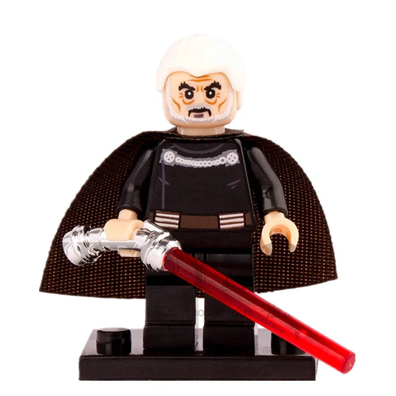 SingleSale STAR WAR Count Dooku SW472 с изогнутым световым Saber Sith Darth модель Вейдера DIY