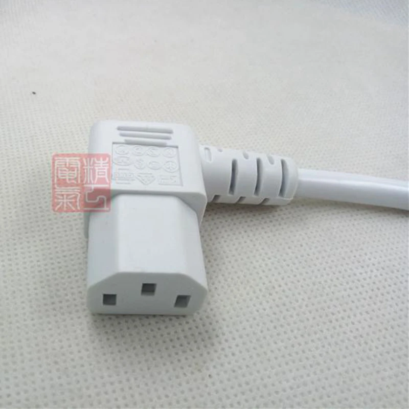 Короткий штекер IEC 320 C14 черный штекер-колено 60320 C13 гнездо прямоугольный шнур