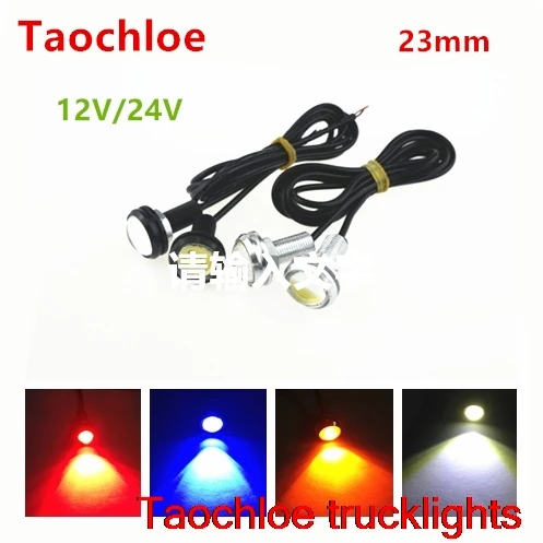 

10pcs 3W 23mm 12v 24v LED External lights Fog lamp Car cob truck DRL Car Daytime Running Light Reverse light Auto eagle light