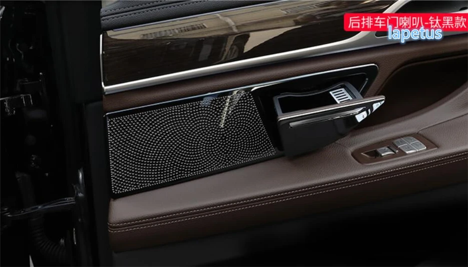 Lapetus For BMW 7 Series G11 G12 2016 - 2020 Car Door Speaker Audio Loudspeaker Sound Decoration Sticker Cover Trim 2 Color | Автомобили и