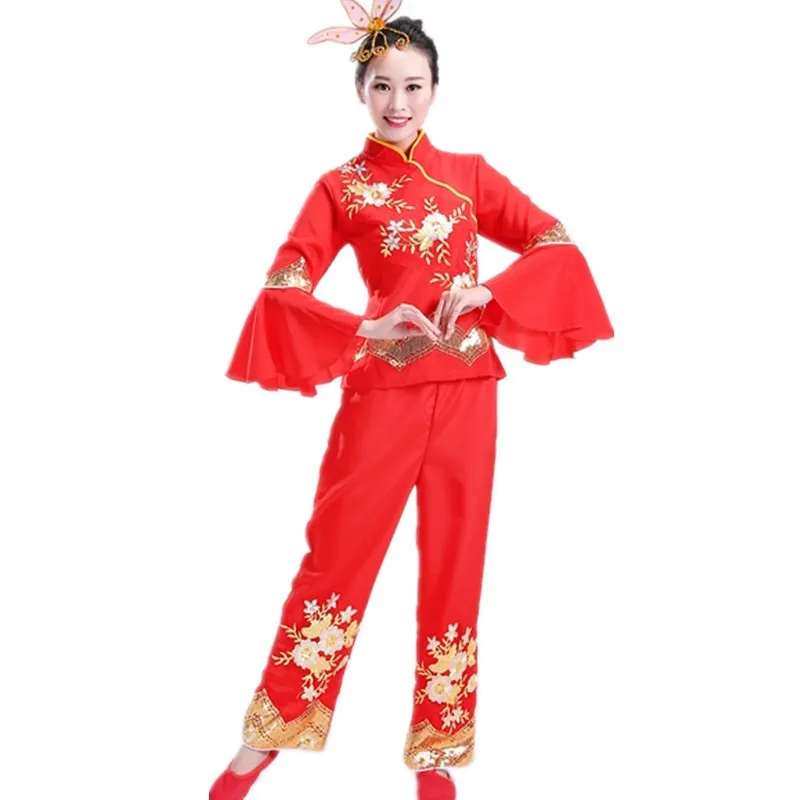 2018 Новый hanfu древний китайский костюм для женщин народный танец Лев новый год