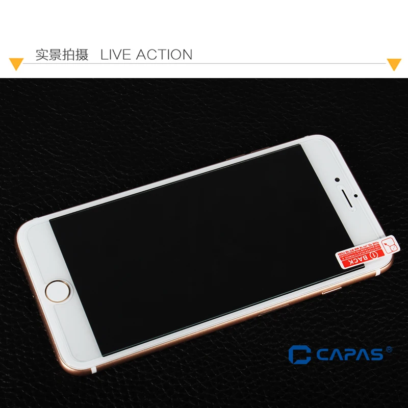 Оригинальные capas для iPhone 7 8 Передняя защитная пленка из закаленного стекла задней