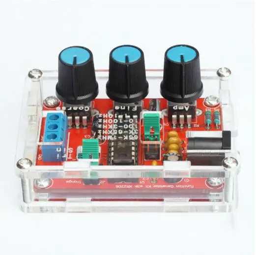 Finished XR2206 функция генератор сигналов DIY Kit синус/треугольник/квадратный выход 1 Гц-1 МГц генератор сигналов Регулируемая амплитуда частоты - Цвет: Finished