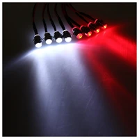 new 8 led upgrade parts 5mm white color red color led light set for hsp rc cars
