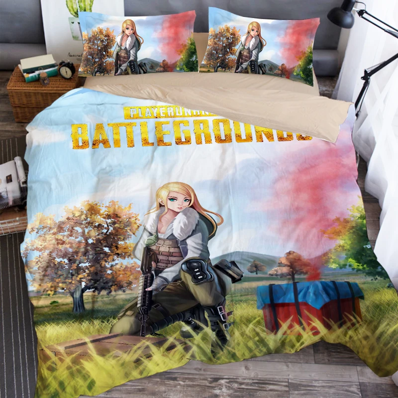 PLAYERUNKNOWN'S BATTLEGROUNDS 3D комплект постельного белья, пододеяльники, наволочки, одеяло, Комплект постельного белья s, постельное белье