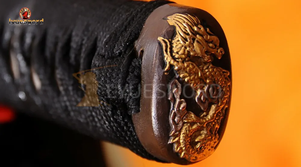 T10 стальной нож японский самурай меч катана Wakizashi Tanto набор бритвы острый дракон