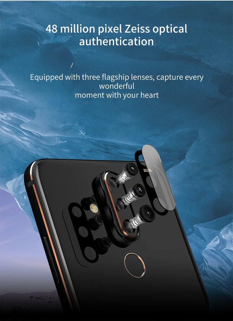 Мобильный телефон Nokia X71, 6 ГБ ОЗУ, 64 ГБ/128 Гб ПЗУ, две sim-карты, Android, LTE 6,39 '', 4 камеры, четыре ядра, 3500 мАч, отпечаток пальца, Snapdragon 660
