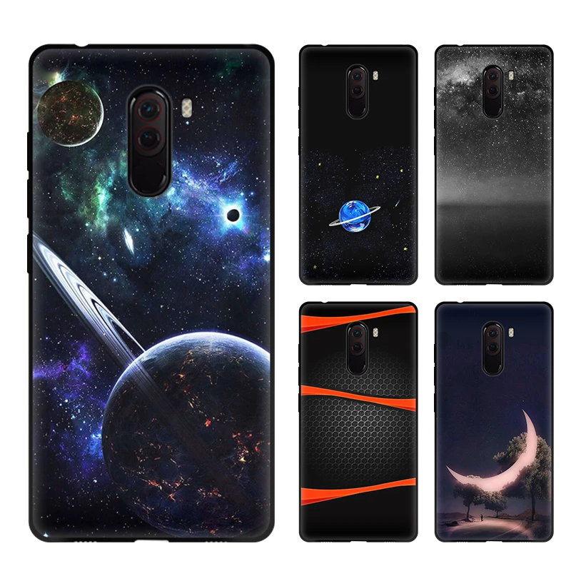 Стильный силиконовый чехол хорошего качества для телефона Xiaomi pocophone F1 защитный