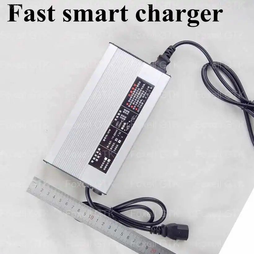 1 шт. EU US 60v 5A быстрое умное зарядное устройство 20s 73v DC для 30ah 40ah Lifepo4 64v батарея