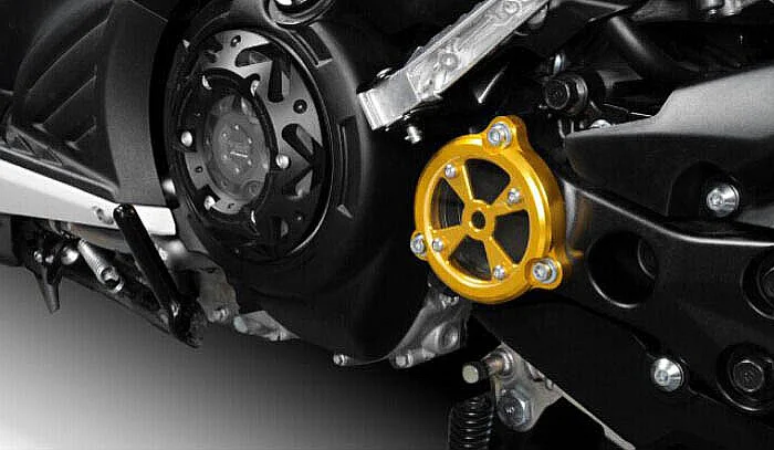 

Motorcycle CNC Aluminum Front Drive Chain Cover Decorated For Yamaha TMAX 530 2012-2015 (Black colors)