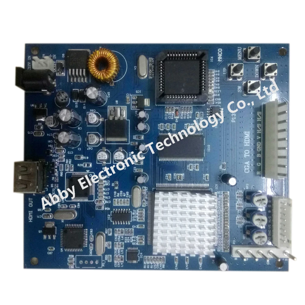 Плата видеоконвертера VGA/RGBS/CGA/EGA/YUV на выход HDMI для игровых автоматов | Спорт и
