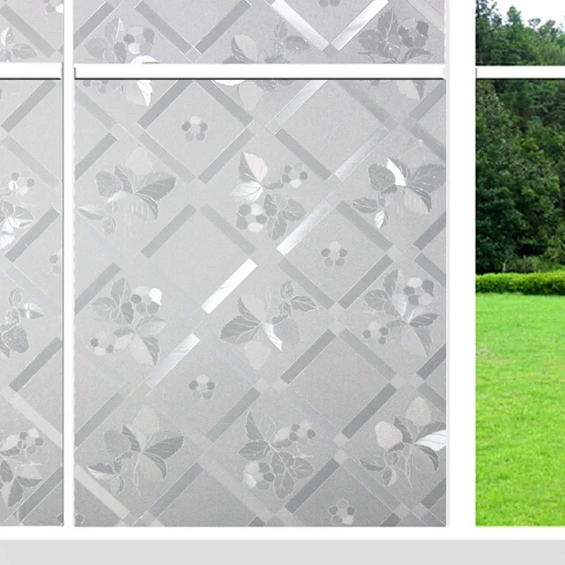 Статическая самоклеящаяся оконная пленка 45x200 см непрозрачная защита