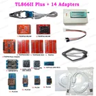 Xgecu новейший TL866II Plus Minipro USB EEPROM программист + 14 адаптеров лучше, чем TL866CSTL866A Универсальный программист