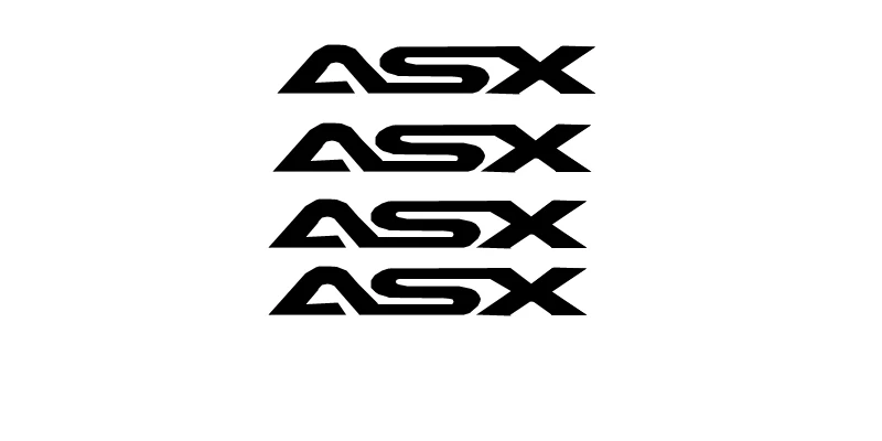4 шт. наклейка на дверь автомобиля из ПВХ для MITSUBISHI ASX Lancer Outlander автомобильные