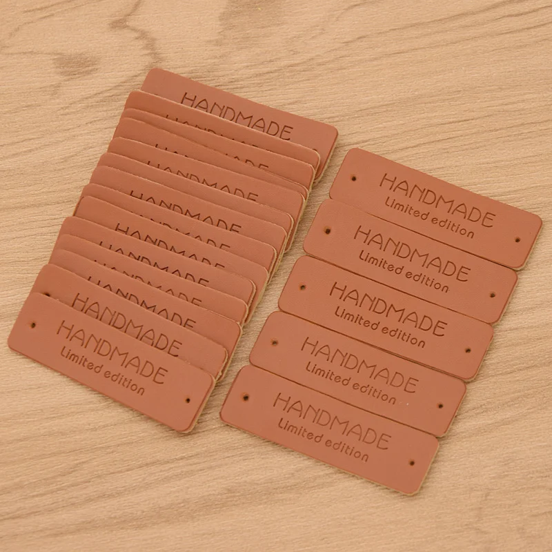 20 шт. ручная работа ярлыки из искусственной кожи для одежды сделай сам сумка