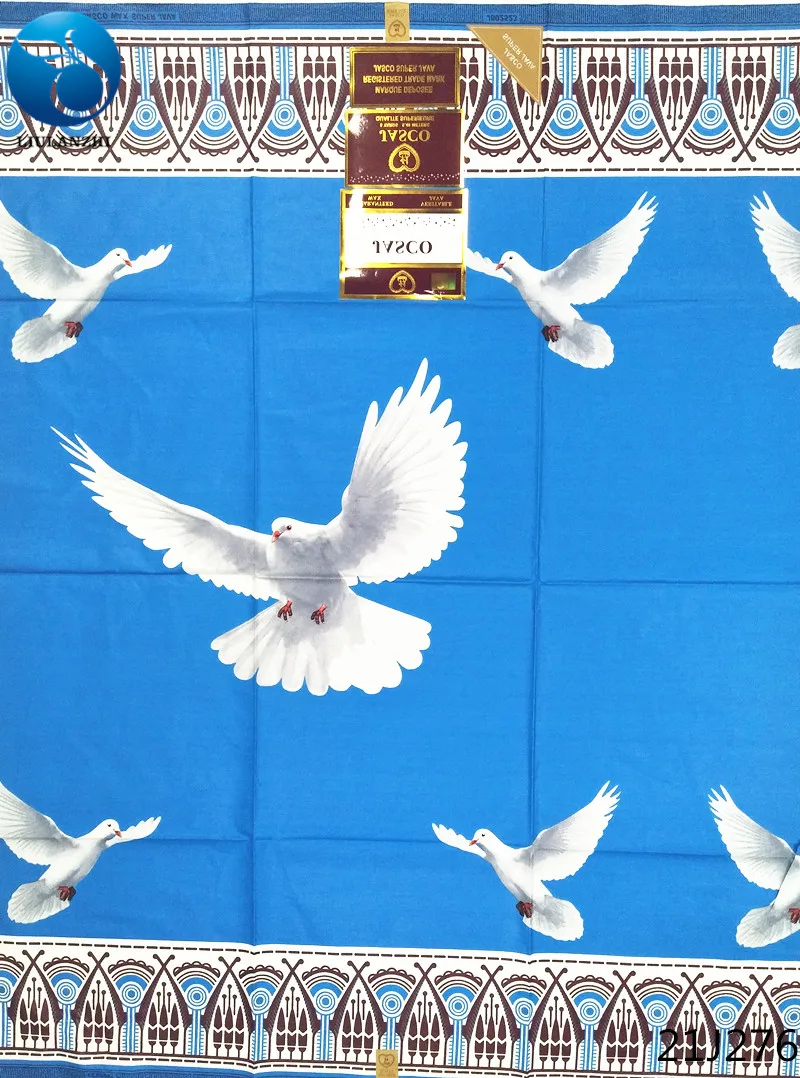 LIULANZHI 100cotton wax fabric fashion african print 6 yards blue for parties 21J261-278 | Дом и сад