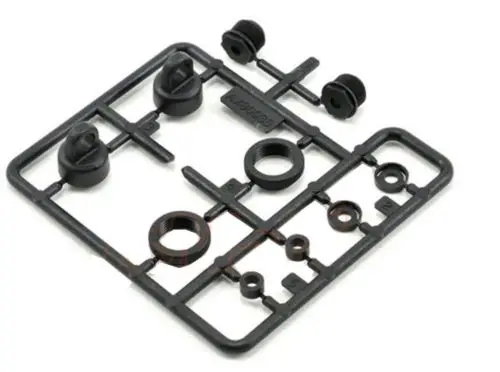 AX80035 Axial 10mm Shock Caps Parts Tree для SCX10 XR10 Wraith EXO AX10 Black|Детали и аксессуары| |