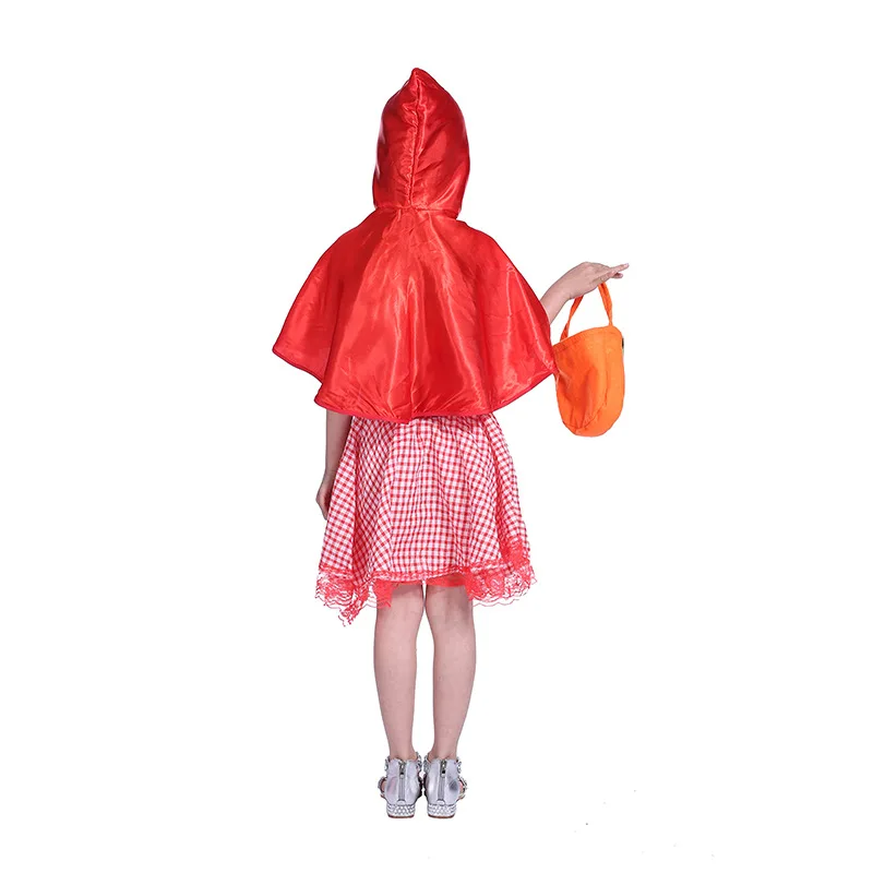 

Little Red Riding Hood Costume For Girls Christmas costumes For Red cloak Children Fancy For Kids Carnival Masquerade Costumes