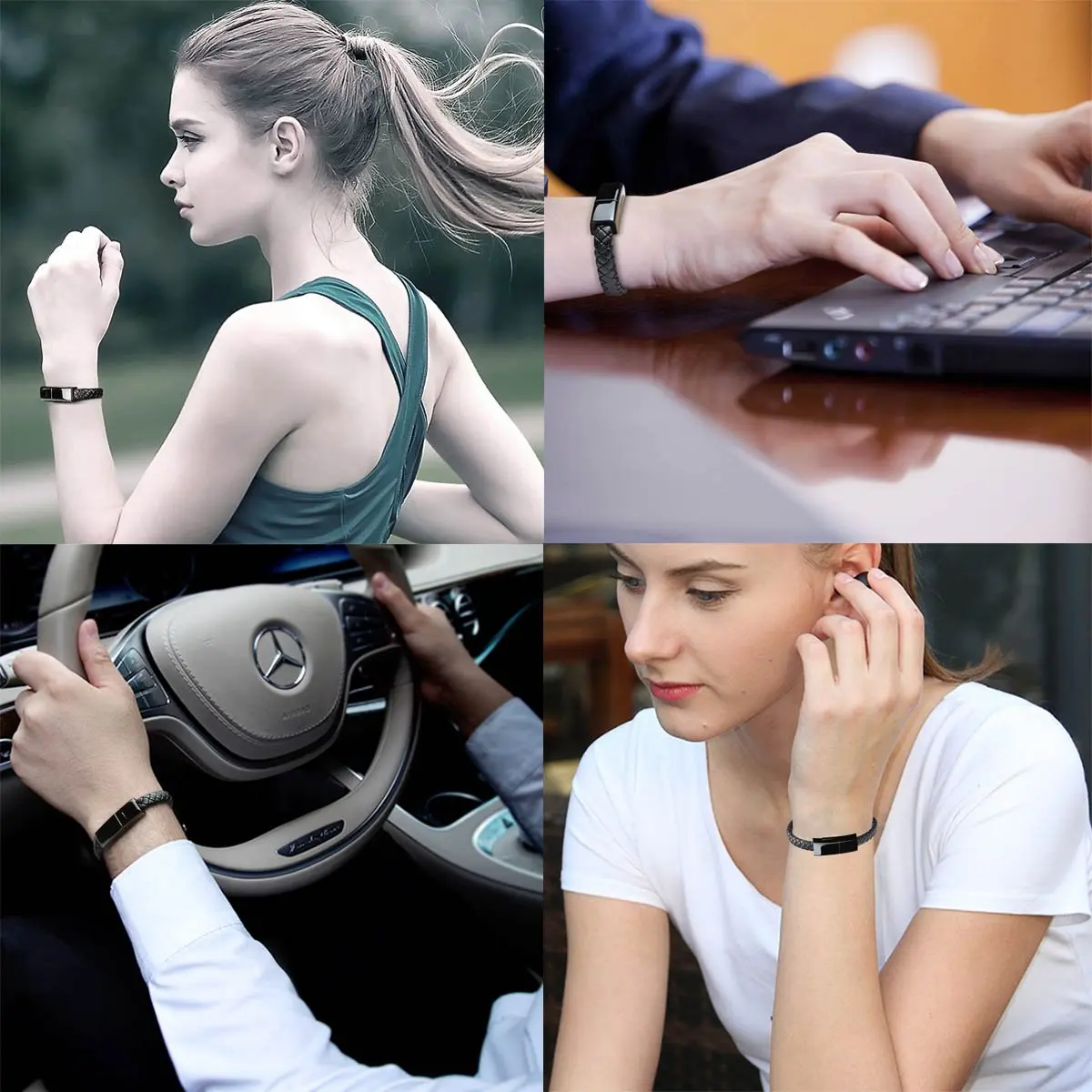 Открытый Портативный кожаный Мини Micro USB браслет зарядное устройство данных