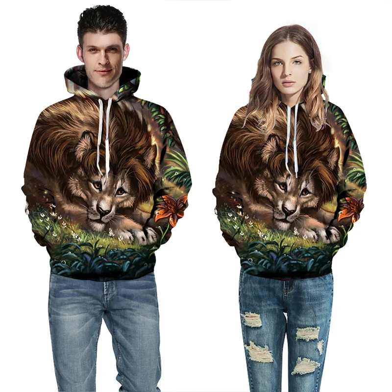 Пуловеры с капюшоном и 3D-принтом для скейтборда Спортивная толстовка длинным