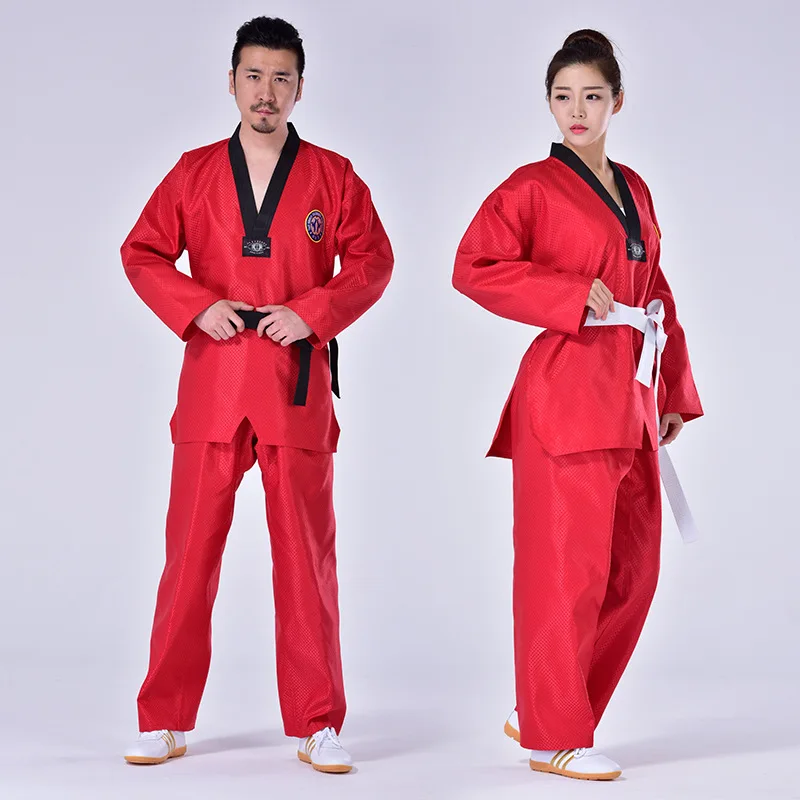 2019 Taekwondo Uniforms Karate Judo Dobok Clothes Adult Children Boys and girls Suit TKD Clothing Cosplay Costumes |