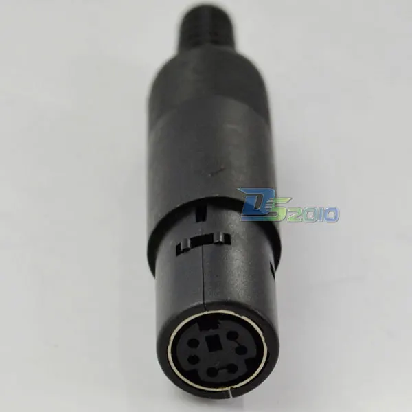 Высокое качество Новый женский 6 контактный мини DIN разъем адаптер|adapter connector|l