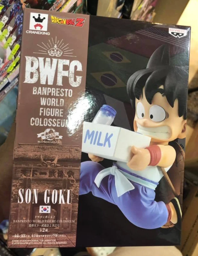 Оригинальная фигурка Banpresto WORLD Колизей Tenkaichi Budoukai BWFC 2 часть. 7 Коллекционная Фигурка-Малыш Сон Гоку из "Dragon Ball Z"