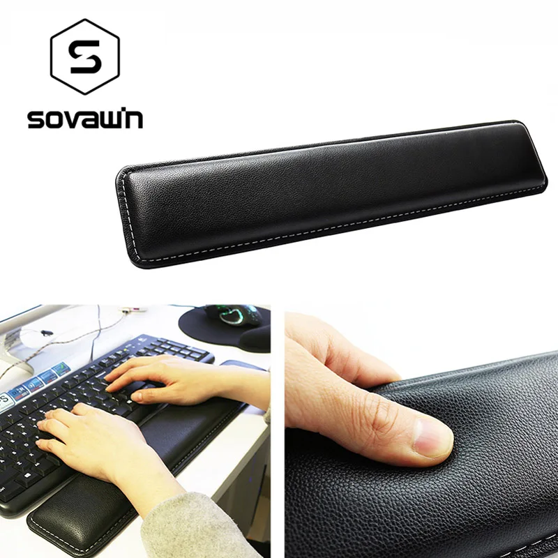 Sovawin Кожаная клавиатура подставка для запястья Pad Gamer PC Handguard удобный эргономичный