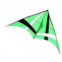 new arrive outdoor fun sports 2 8m power beautiful greenblue delta kite with handle string easy to fly