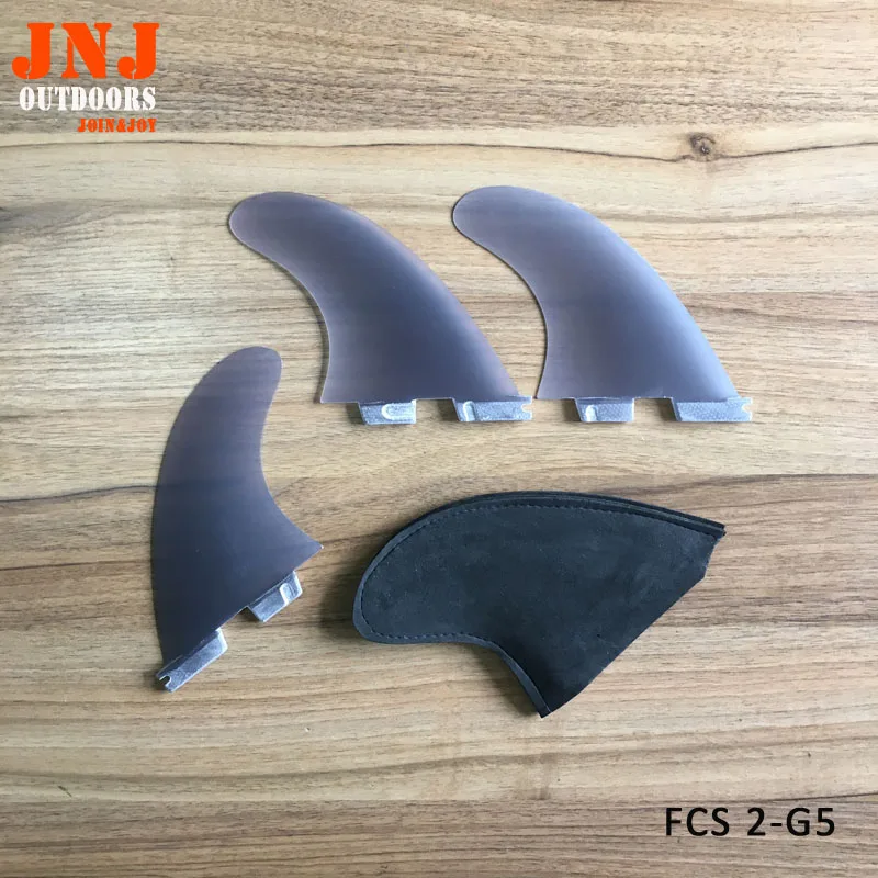 Прозрачный серый CNC shaped FCSII доски для серфинга FCS 2 G5 Стекловолоконные ласты FCS2