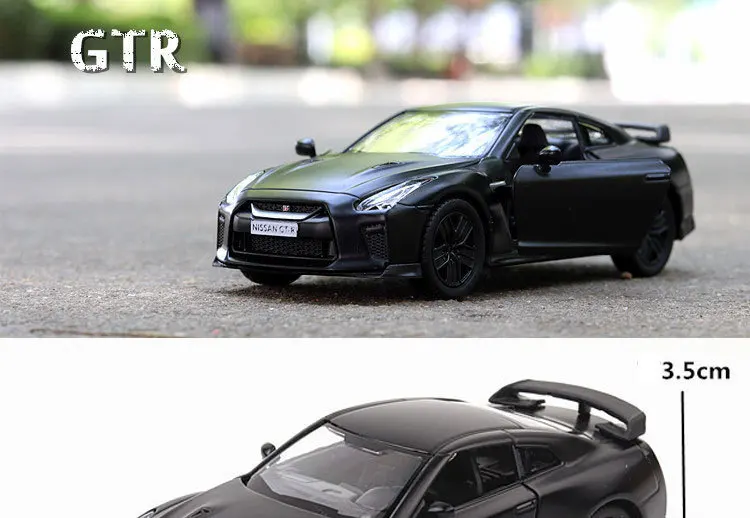 1:36 Nissan Gtr, модель автомобиля из сплава, модель автомобиля, игрушечный автомобиль, Супер гоночный автомобиль для детей, рождественский подарок, автомобили из сплава