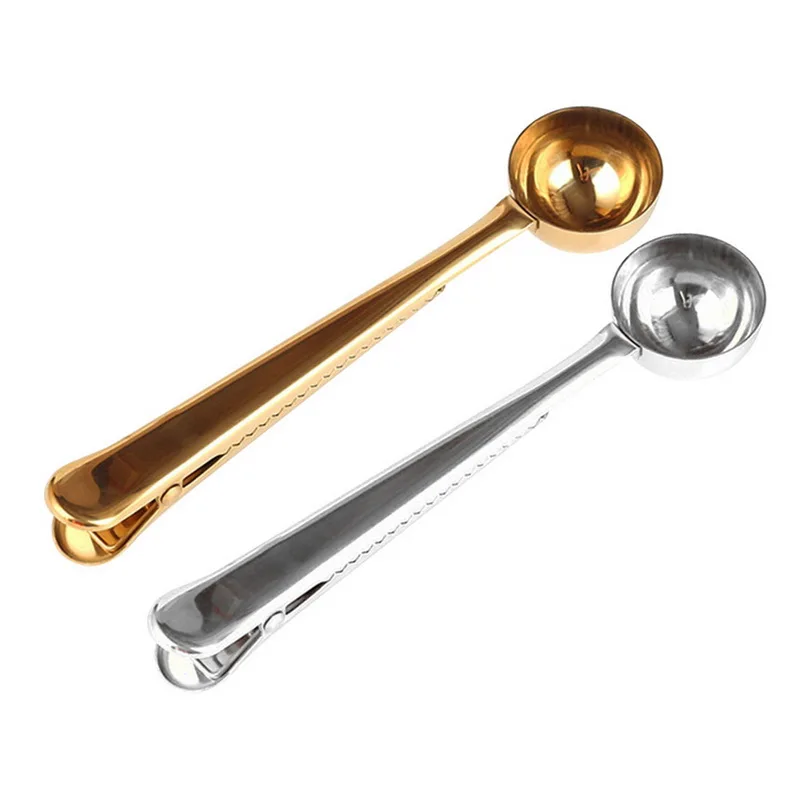 Кофейная ложка с зажимом чайная из нержавеющей стали кофейная мерная чашка