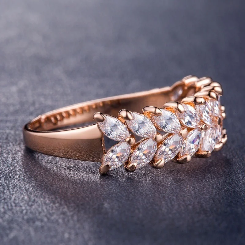 Exquisite Wheat Ring Aesthetic Temperament Women Fashion Europe and The United States Jewelry | Украшения и аксессуары