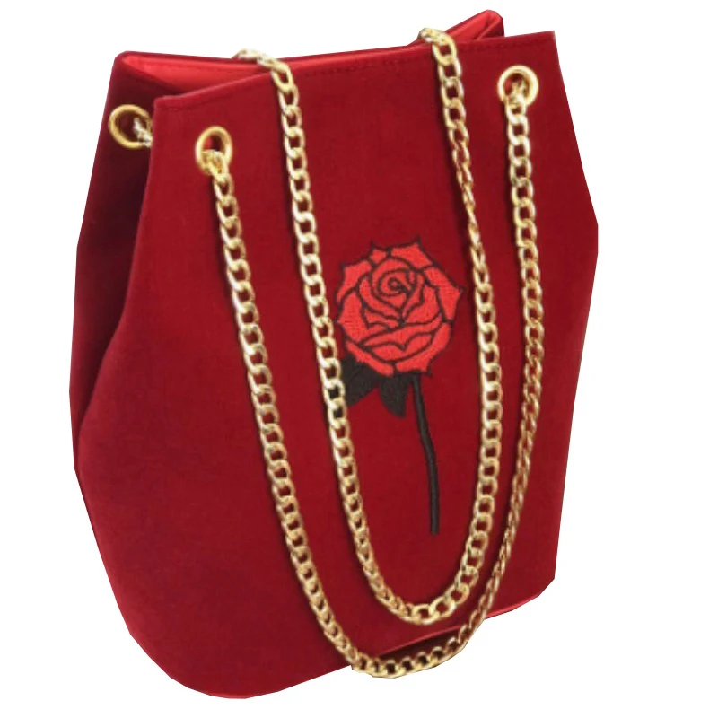 LACATTURA велюр Курьерские сумки Для женщин вышивка алмаз Сумочка женская бархатная