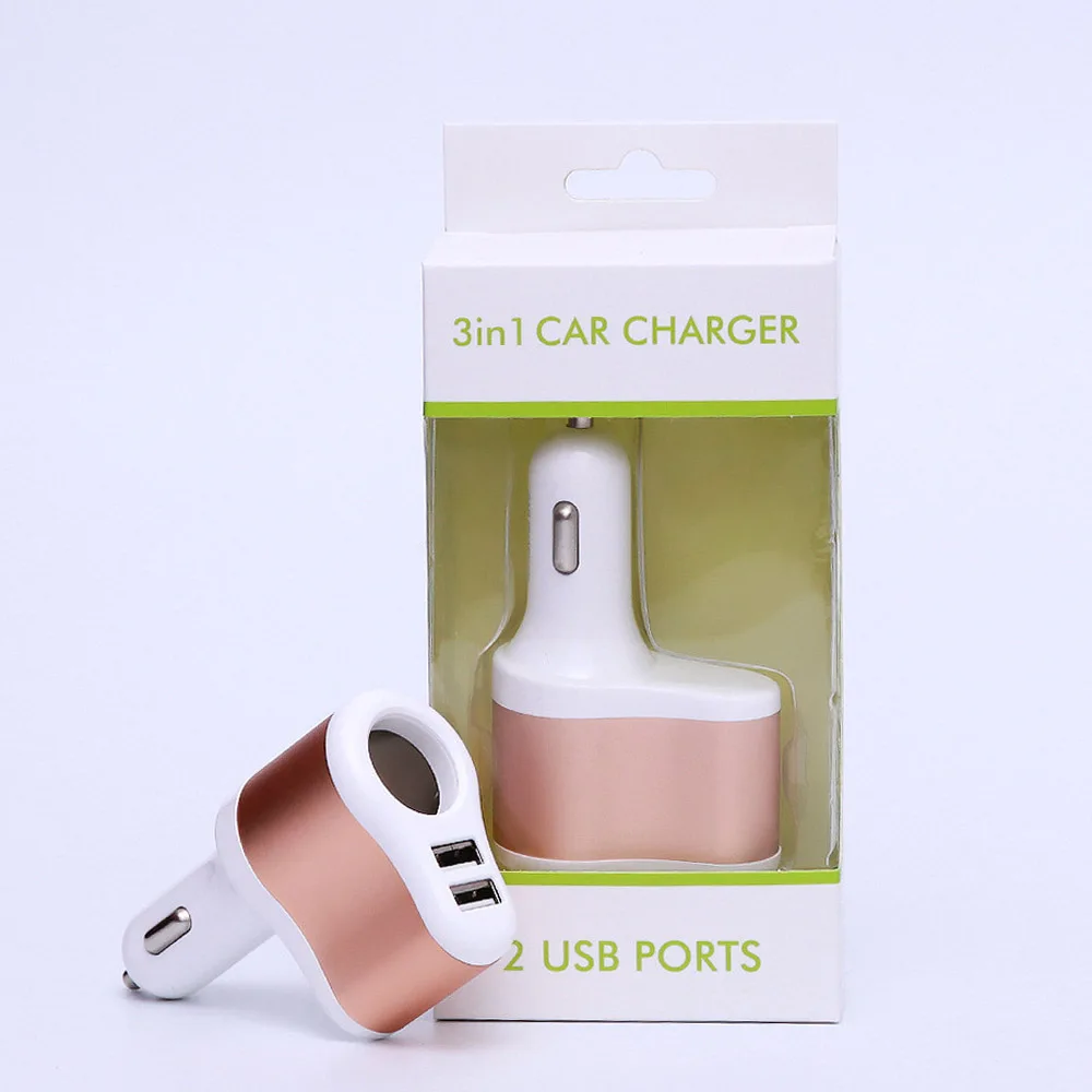 Автомобильное зарядное устройство с двумя USB электронная сигарета автомобильная