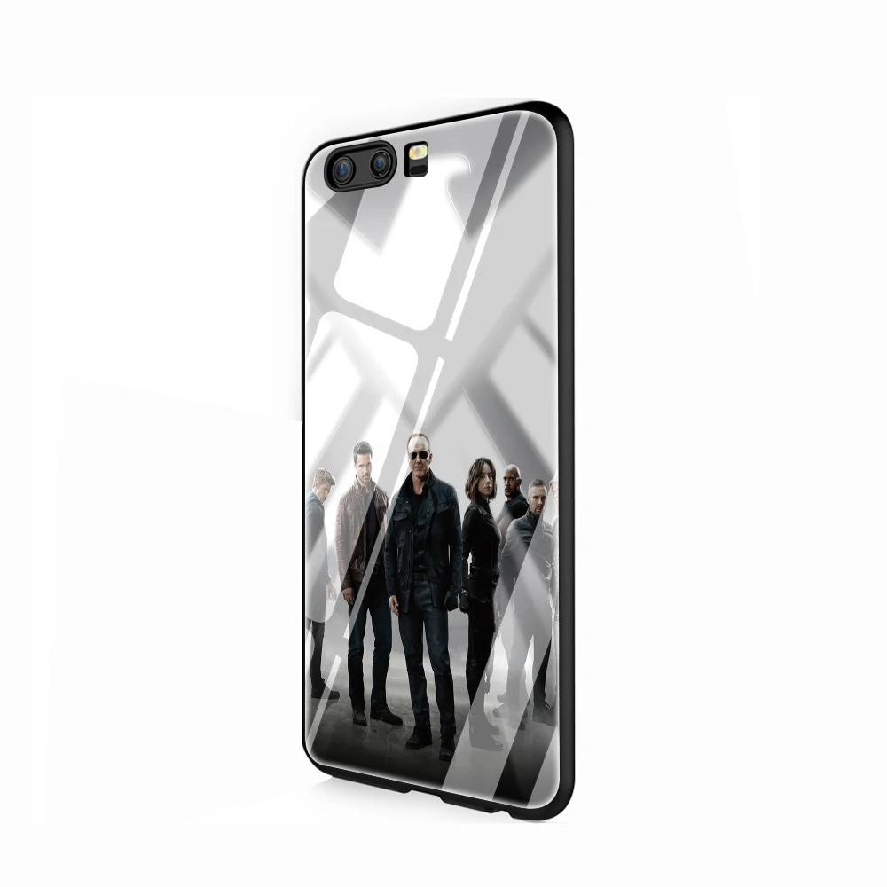 G7 Агенты Marvel щита S. H. I. E. L. D чехол из закаленного стекла для телефона huawei Y9 Honor 8X 7A pro P10 20 Lite Pro mate 20 - Цвет: G7