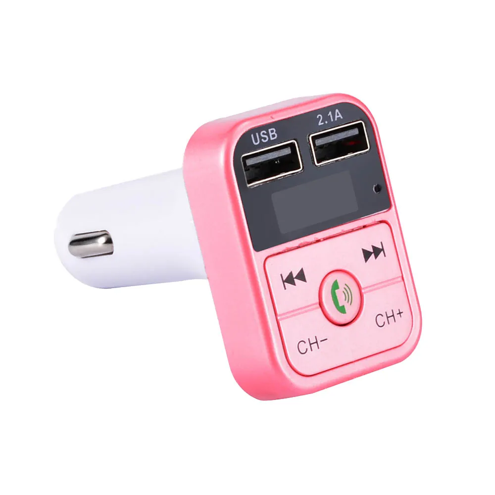 

Car Wireless Bluetooth FM Transmitter Handsfree Audio Receiver Auto MP3 Player 2.1A Dual USB Fast Charger Car Accessories