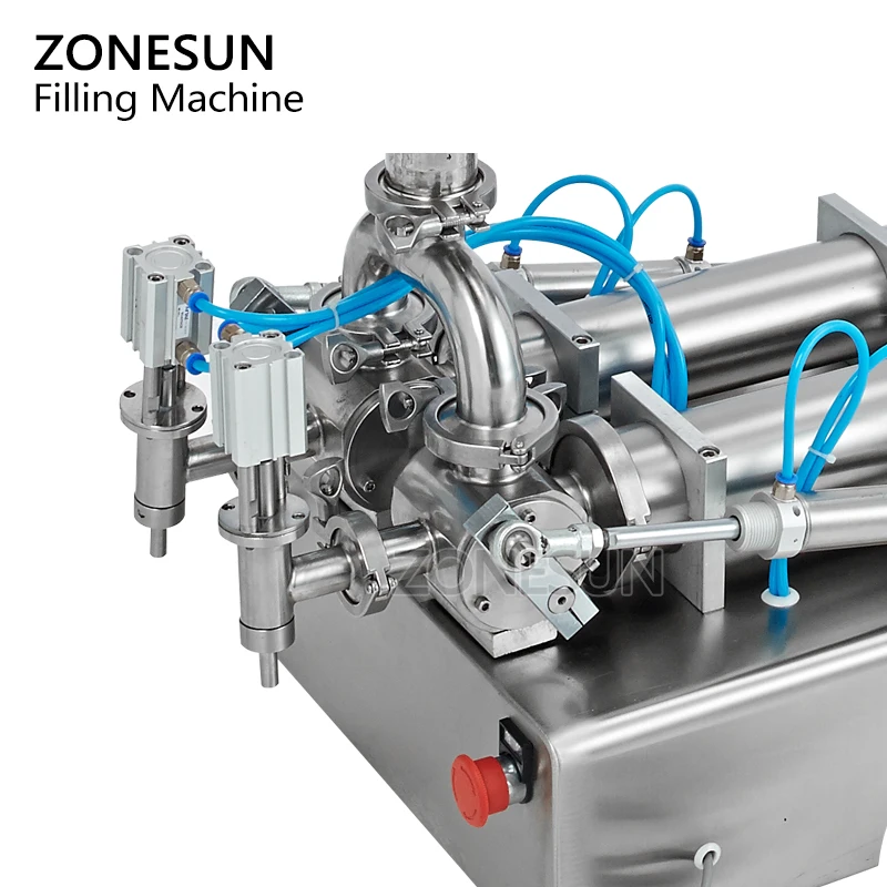 Смешивание ZONESUN с нагревателем наполнитель очень вязкий материал паста шоколад