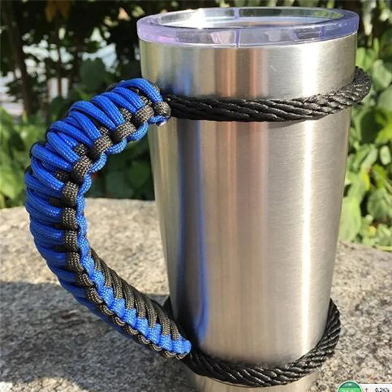 Paracord ручка ручной работы для 30oz Yeti Ritc Tumbler Rambler Cup Holder Safety &amp Survival Z0605 | Спорт и