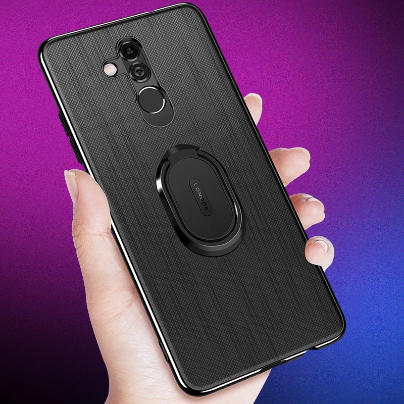 Чехол с кольцом на палец для Huawei p20 litepro Mate 20 Lite Магнитный чехол подставкой Nova 3 3i 2s