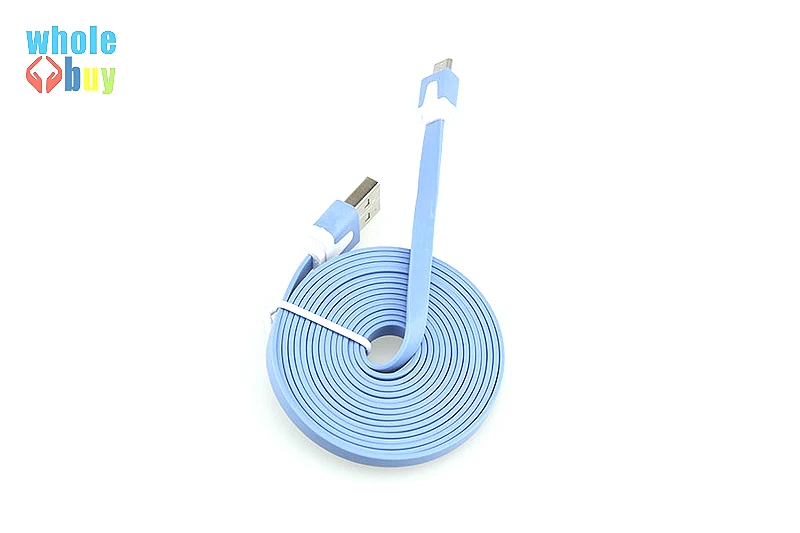 Плоский кабель Micro USB для зарядки и синхронизации данных 100 шт. 1 м 2 3 универсальный
