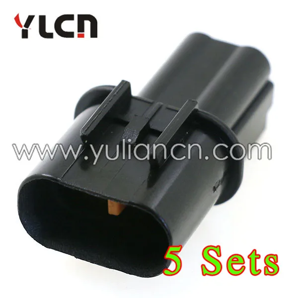 High quality KUM 2 pin male plug waterproof auto connector with terminal | Connectors