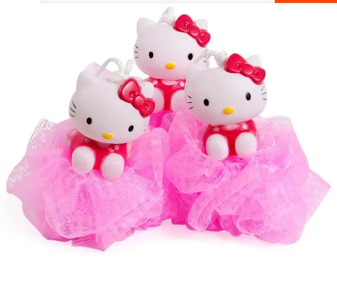 (5 шт./лот) мультяшный бантик хлопок марлевые банные мяч макияж мяч|bath ball|ball bathballs